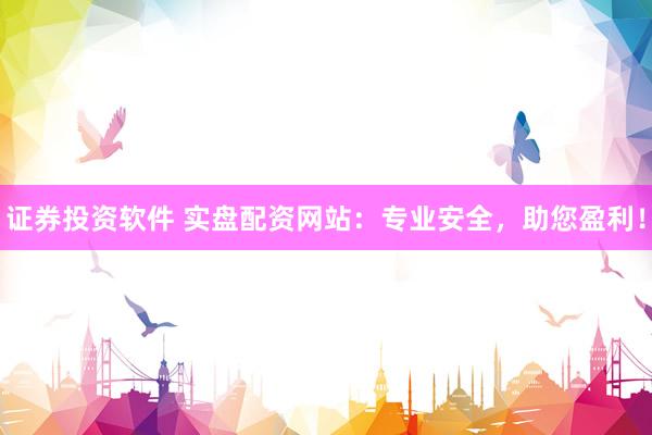 证券投资软件 实盘配资网站：专业安全，助您盈利！