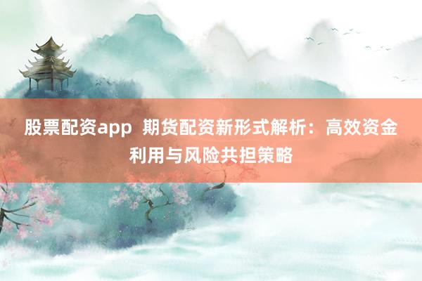 股票配资app  期货配资新形式解析：高效资金利用与风险共担策略