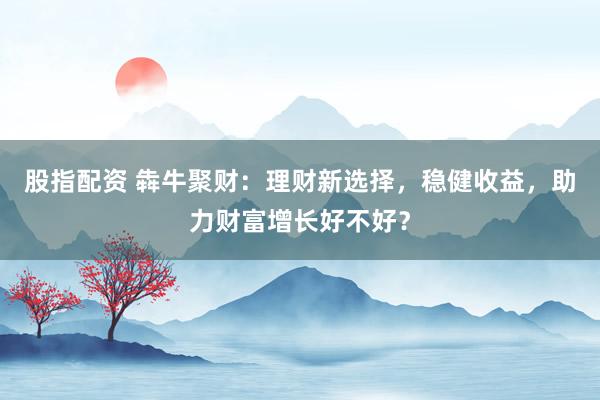 股指配资 犇牛聚财：理财新选择，稳健收益，助力财富增长好不好？